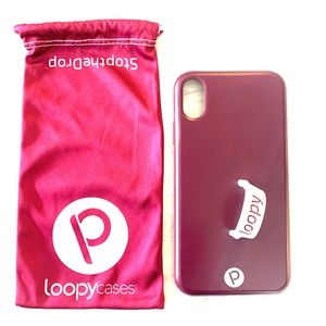 Loopy Original iPhone XR Case in Wine